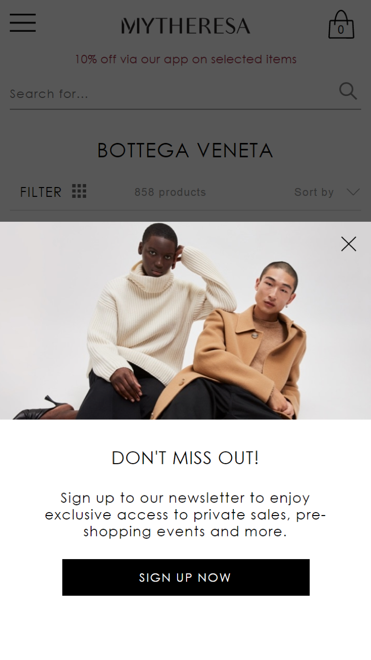 Multipage signup control