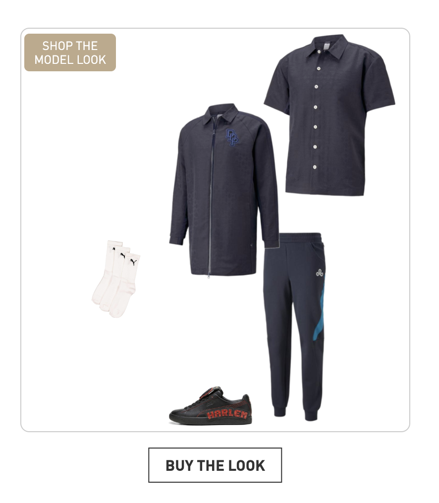 Concept showing a complete outfit connected to a Shop the Look action